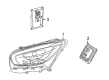 Diagram for 2018 Mercedes-Benz AMG GT Daytime Running Lights - 190-906-39-00