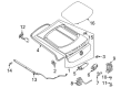 Diagram for Mercedes-Benz EQS 580 Lift Support - 297-890-01-00