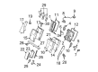 Diagram for 2014 Mercedes-Benz C350 Seat Cushion Pad - 204-920-03-08-9D88