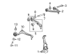 Diagram for Mercedes-Benz EQE AMG Steering Knuckle - 297-332-17-00