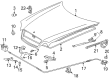 Diagram for 2002 Mercedes-Benz CLK55 AMG Lift Support - 208-880-00-29