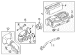 Diagram for 2015 Mercedes-Benz E250 Air Filter Box - 651-090-21-01