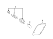 Diagram for Mercedes-Benz Side Marker Lights - 204-820-02-21