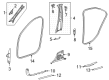 Diagram for 2023 Mercedes-Benz S580e Pillar Panels - 223-690-39-06-8T92