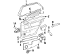 Diagram for 1992 Mercedes-Benz 300SE Power Seat Switch - 140-820-15-10