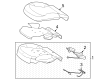 Diagram for Mercedes-Benz EQS 580 SUV Seat Cushion Pad - 296-910-95-02