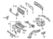 Diagram for Mercedes-Benz SLK55 AMG Floor Pan - 171-610-07-61