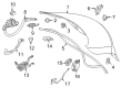 Diagram for 2020 Mercedes-Benz C63 AMG Weather Strip - 205-750-51-00