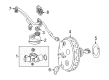 Diagram for 2020 Mercedes-Benz SL450 Brake Master Cylinder Reservoir - 231-430-00-02