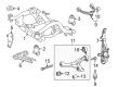 Diagram for Mercedes-Benz GL350 Control Arm Bracket - 166-331-00-00