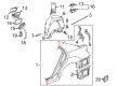 Diagram for 2012 Mercedes-Benz S550 Fuel Filler Housing - 221-630-00-67