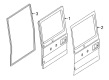 Diagram for Mercedes-Benz G55 AMG Weather Strip - 463-740-02-78-64