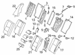 Diagram for 2020 Mercedes-Benz CLS450 Power Seat Switch - 213-905-19-01