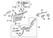 Diagram for 2020 Mercedes-Benz C300 Window Regulator - 205-670-04-03