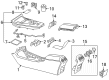 Diagram for 2022 Mercedes-Benz CLA250 Center Console - 177-683-38-00-8T92