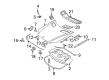 Diagram for 2009 Mercedes-Benz ML320 Hood Release Cable - 164-880-01-59