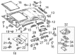 Diagram for 2023 Mercedes-Benz E53 AMG Interior Lights - 000-906-43-06-7H52