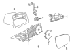 Diagram for 2017 Mercedes-Benz E400 Side View Mirrors - 207-810-10-00