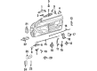 Diagram for 1993 Mercedes-Benz 600SL Interior Door Handle - 129-760-01-61