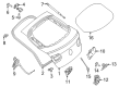 Diagram for 2022 Mercedes-Benz GLC300 Weather Strip - 253-740-28-01