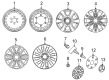 Diagram for Mercedes-Benz Sprinter 2500 Wheel Hub Bolt - 000-990-24-07