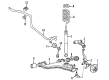 Diagram for 2002 Mercedes-Benz E430 Axle Beam Mount - 210-323-15-85