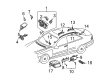 Diagram for 1999 Mercedes-Benz CLK320 Air Bag Control Module - 001-820-08-26