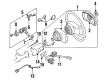 Diagram for 1988 Mercedes-Benz 560SEC Ignition Lock Cylinder - 123-462-04-79-64