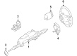 Diagram for Mercedes-Benz R350 Steering Wheel - 164-460-77-03-8P18