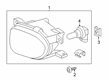 Diagram for 2015 Mercedes-Benz Sprinter 2500 Fog Light - 906-820-41-61