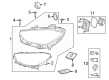 Diagram for Mercedes-Benz EQE AMG Light Control Module - 223-900-63-30