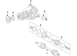 Diagram for 2010 Mercedes-Benz ML450 Axle Shaft - 164-350-12-10