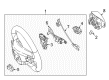 Diagram for 2019 Mercedes-Benz GLC43 AMG Steering Wheel - 000-460-28-03-9E38