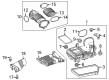 Diagram for Mercedes-Benz GLE53 AMG Air Filter Box - 256-090-24-00