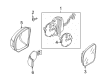 Diagram for 2004 Mercedes-Benz S600 Mirror Cover - 220-810-09-64-5941