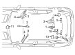 Diagram for Mercedes-Benz SL63 AMG Antenna - 172-905-65-00