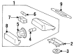 Diagram for 1995 Mercedes-Benz S600 Third Brake Light - 140-820-19-56-7C45