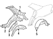 Diagram for 1996 Mercedes-Benz S600 Fender Splash Shield - 140-637-02-76