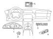 Diagram for 2001 Mercedes-Benz C240 Instrument Cluster - 203-540-16-48-80