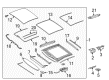 Diagram for 2016 Mercedes-Benz S63 AMG Sunroof Motor - 222-900-71-13