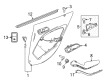 Diagram for 2018 Mercedes-Benz CLA45 AMG Door Armrest - 176-730-07-94-64-3D16