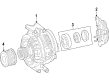 Diagram for Mercedes-Benz SLK300 Voltage Regulators - 003-154-99-06-80