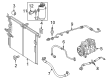 Diagram for Mercedes-Benz G550 A/C Condenser - 463-500-40-00-64