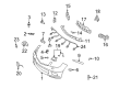 Diagram for 2009 Mercedes-Benz C63 AMG Bumper - 204-885-49-25