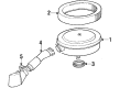 Diagram for 1990 Mercedes-Benz 300SE Air Intake Hose - 103-090-04-82