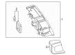 Diagram for 2021 Mercedes-Benz S500 Tail Light - 223-906-29-00