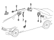 Diagram for 1998 Mercedes-Benz CL600 Power Seat Switch - 140-800-05-78