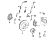 Diagram for 2003 Mercedes-Benz CL55 AMG ABS Wheel Speed Sensor - 220-540-20-17