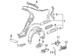 Diagram for 2008 Mercedes-Benz CLS550 Fender Splash Shield - 219-690-08-30