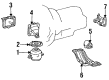 Diagram for 1992 Mercedes-Benz 300SD Engine Mount - 140-242-05-01